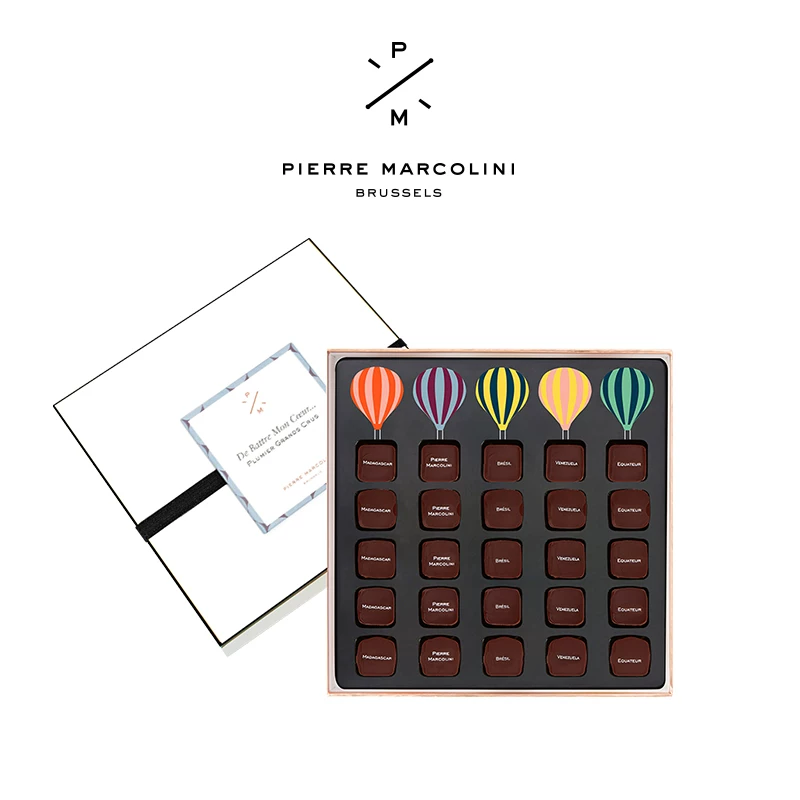 Подарочная коробка шоколада Pil Marcurini Classic Origin Black, двадцать пять штук