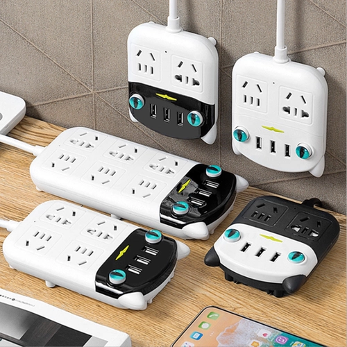 Много -функциональная заглушка -В сокете платы с зарядкой USB и подключением -проводной проводной заглушкой -В Porous Home Use Extension Trailer Poard