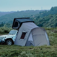 Темно -серый автомобильный навес