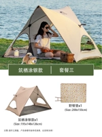 1 Серебряная палатка 1+гравийная картина пикника 1