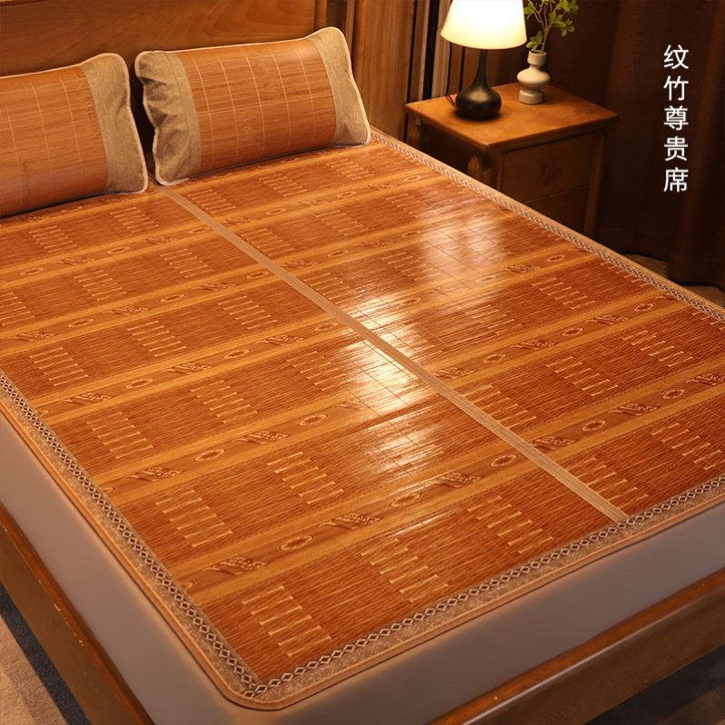 Summer Bed Grass Mat Bamboo Mat Bamboo Mat double sided available Folding Old Bamboo Mat 1 m 5 Bamboo mat Mat Hard Mattress