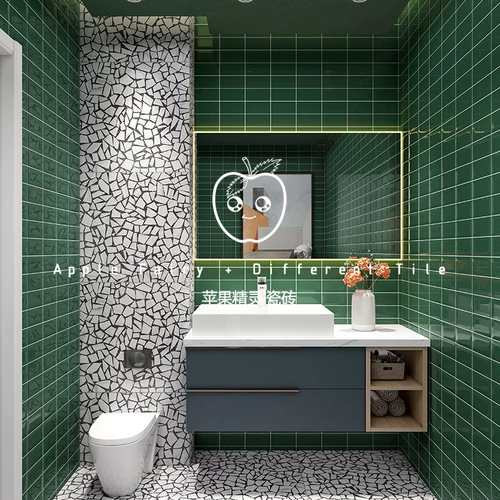 苹果精灵 Плитка 300x600 бум заканчивается 16 хлебная пекарня, кухонная настенная стена тибетская северная ветра Простые туалетные плитки