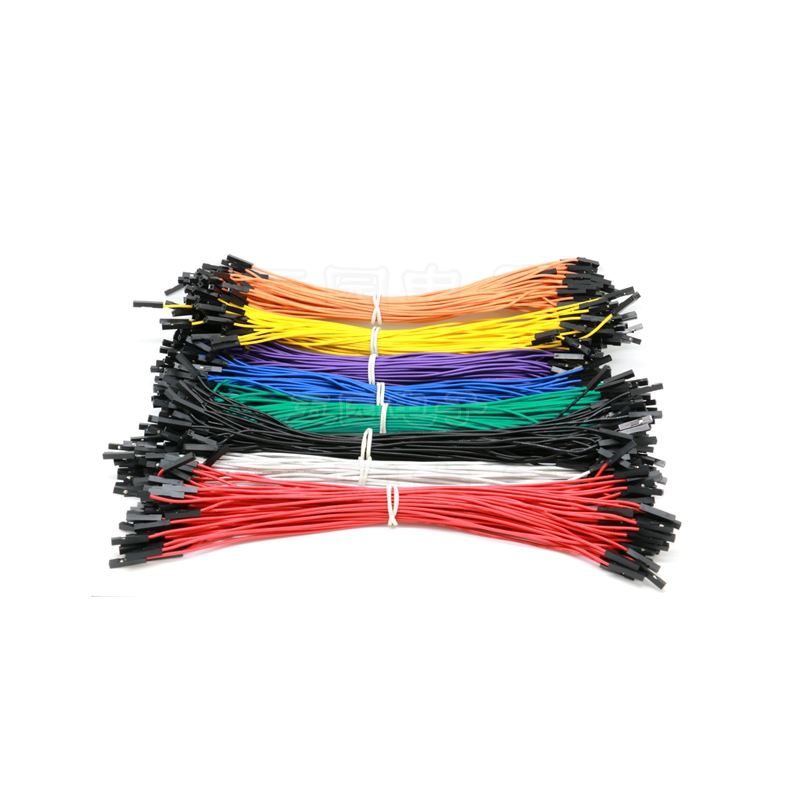 Single DuPont line female to female 20cm color double-head multi-color connecting line 2 54 pin circuit experiment