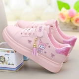 Белая обувь, детская спортивная повседневная обувь для отдыха, кроссовки, осенняя, тренд сезона