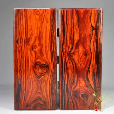 Hainan Huanghua pear wood carving jewelry box Hainan oil pear ghost eye tumor scar storage box sea yellow ornaments
