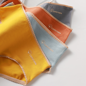 【杜梵莱】日系可爱纯棉抗菌女士内裤6条