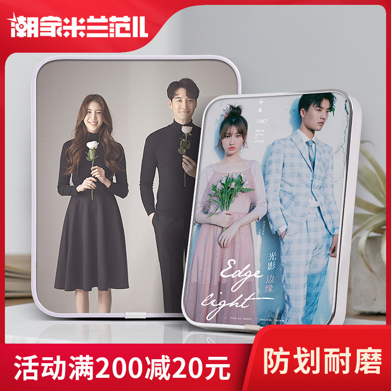 Doing photo frame hanging wall on the wedding certificate Fukuo high-end film building wedding photo diy customization