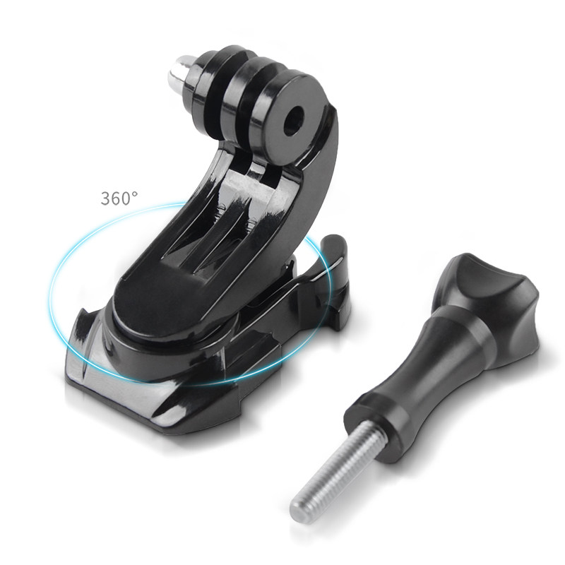 Suitable for gopro steerable base Hero10 9 8 7 6 5 360-degree rotatable J-type buckle adapter camera accessories