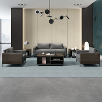 Office sofas tea table Combined modern minimalist office Leisure reception Guest Trio Sofa