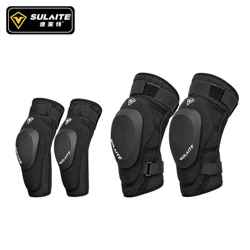 Summer motorcycle cycling elbow four pieces of anti-fall knight built-in knee protector for four seasons locomotive equipment