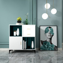 Nordic bedroom cupboard light luxury locker against the wall simple modern living room storage cabinet TV cabinet side Cabinet ins ins