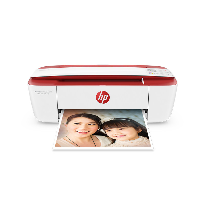 HP HP Small Q DJ3777 Home small color inkjet printer can be connected to a mobile phone photo scan copier