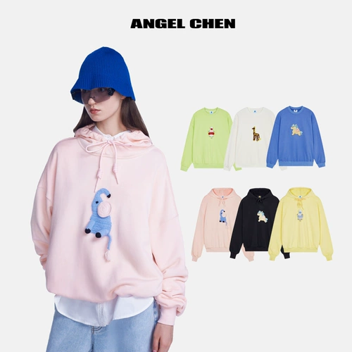 Дизайнерская осенняя толстовка с капюшоном, коллекция 2021