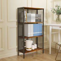 Bookshelves Bedroom floor shelve shelves Multi-level storage minimalist modern office Small display finishing display cabinet