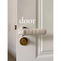 Silicone cover security anti-theft unit protection door handle cover rubber silicone door handle cover hand guard door suction device