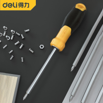 Del industrial screwdriver cross screwdriver cross screwdriver multi-function super hard household screwdriver