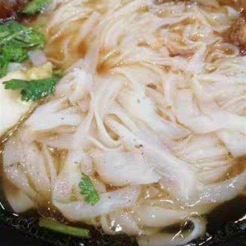 Wuzhou wet river powder Guangxi fresh wet powder chopped powder wide flat powder 1000 grams of fried powder old friend powder flat rice flour wet-Taobao