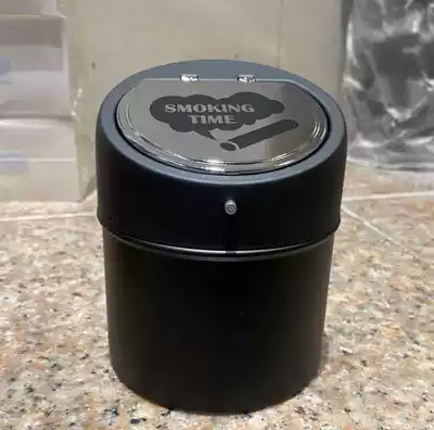 Ashtray creative personality trend home living room anti-fly ash ins Wind seal with cover car ash cylinder