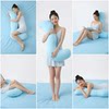 Long Body Pillow for Small People, Suitable for Sleeping with Legs Crossed, for Girls and Adults, Can Be Used as a Doll or Sofa Cushion