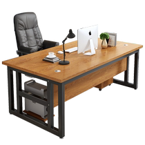 Desk computer table simple modern office president executive desk manager desk and chair combination single boss desk