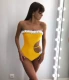 2019 mô hình vụ nổ bikini bãi biển xuyên biên giới mới áo tắm hoa AliExpress kết nối cơ thể bikini 4 màu