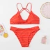 2020 mới Âu Mỹ áo tắm sexy của phụ nữ bùng nổ sọc xẻ tà đồ bơi đi biển bikini bikini - Bikinis