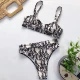 2020 Âu Mỹ hot sale áo tắm nữ họa tiết da báo sexy bikini kỳ nghỉ mới tập hợp đồ bơi bikini - Bikinis