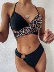 Áo tắm mới 2020 phong cách nóng bỏng Quý cô Âu Mỹ bikini dây chéo xẻ tà bikini tam giác sexy - Bikinis