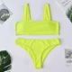 2019 mới nhiều màu sexy bikini hai vai áo tắm nữ hai mảnh bãi biển áo tắm ngực nhỏ bikini - Bikinis