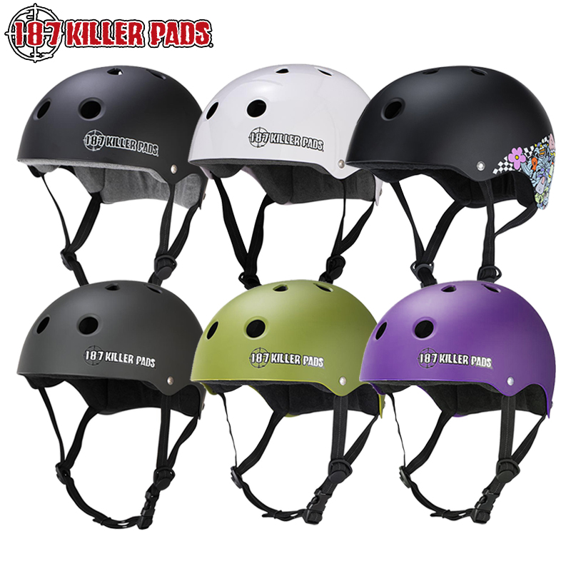 American 187 Killerpads children adult wheel slide skateboard safety helmet ski bike balance car safety helmet