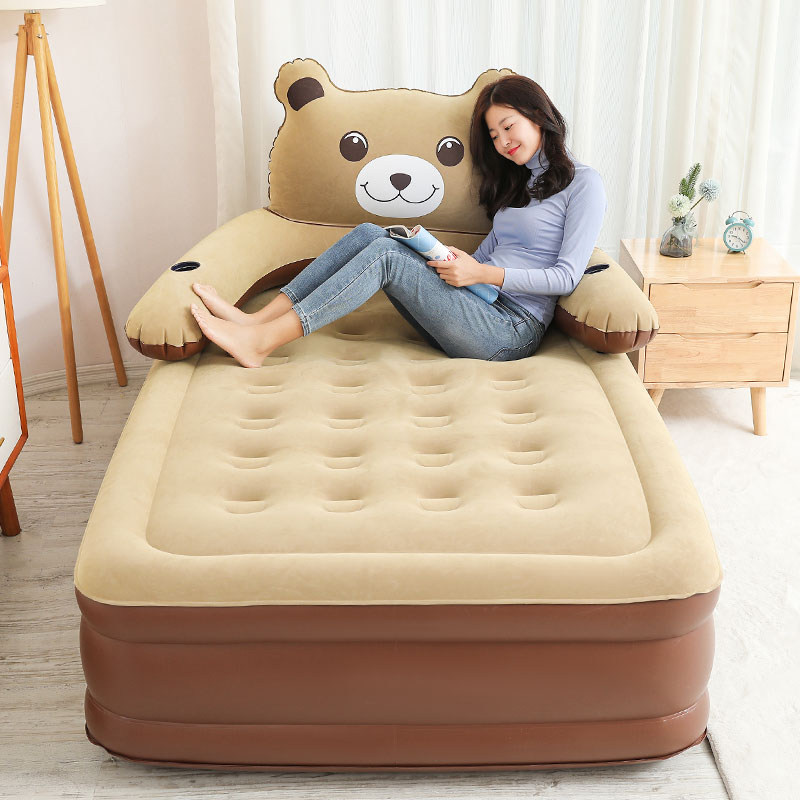Air cushion bed for lunch break Single portable inflatable bed 1 8 Increase thickened Home Double inflatable mattress Lazy Beds 1 2-Taobao