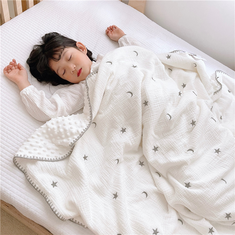 Doudou blanket baby blanket baby four seasons blanket newborn gauze kindergarten small quilt children's blanket spring and autumn thin