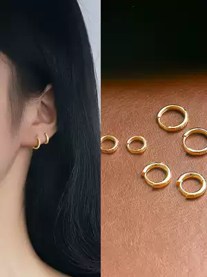 Ear buckle female small ear ring lost Mori ring ring earrings 2021 New Tide ear bone nail ear ring a earring