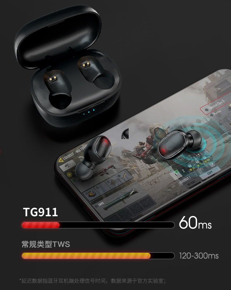 电竞游戏专用 无延迟蓝牙耳机 图6