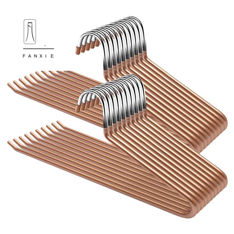 Non-slip goose type hanging pants hanger home traceless pants rack shelf with wardrobe storage clip hook clip hanger