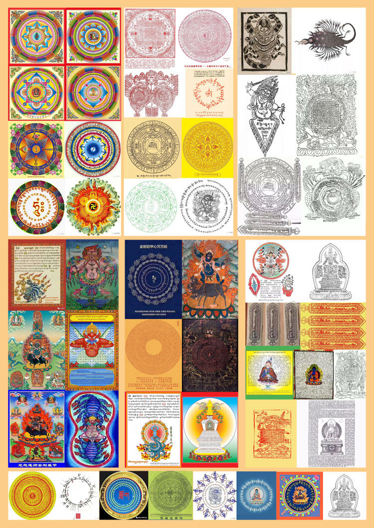 Picture collection Buddha hall painting Buddha statue painting photo paper plastic sealing crystal table 51 kinds of picture collection customization