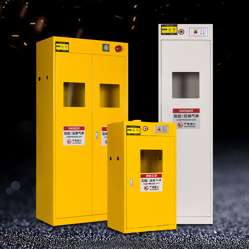 Laboratory explosion-proof and fireproof gas cylinder cabinet flammable dangerous goods storage cabinet industrial test bed chemical safety cabinet