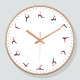 Nordic style simple wall clock dance studio clock