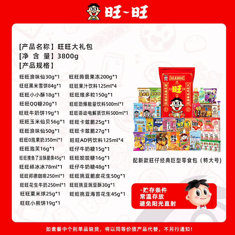 2026年送女友和小朋友，选旺旺零食大礼包超大巨型豪华版合适吗？