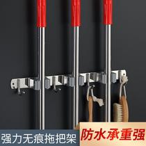 Mop-hook-free punch-free sweep of the hanger toilet containing deviner wall fixing frame powerful viscose mop clip