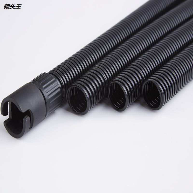 Corrugated tube manufacturers produce nylon pipe AD 21 2 black fire retardant hose customization