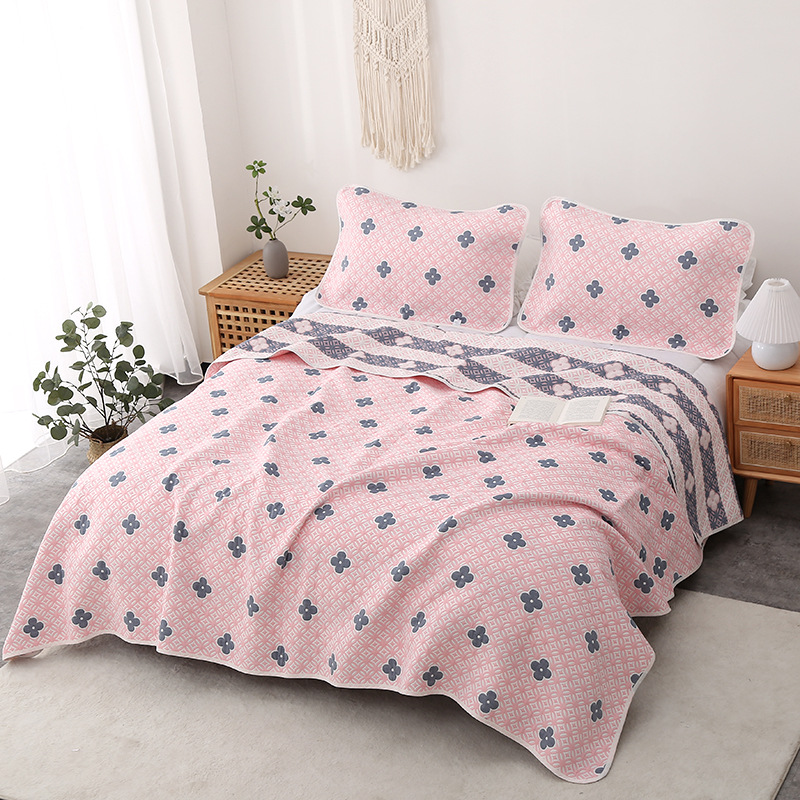 New Six 6 Layers Gauze Baby Soft Mat Bed Linen Bed Cover Crib Double Bed Hair Towel By Blanket Machine Washable