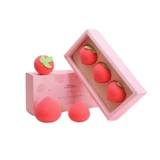 Маленькая серия фруктов манго красивые яйца для макияжа не ешь