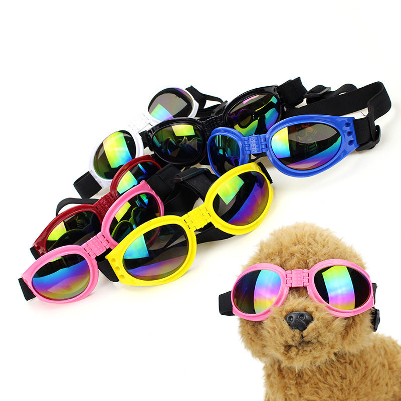 Folding pets Pets Glasses Dogs Sunglasses Sunglasses Sunglasses Ornaments Dogs Glasses Protective Mirror Supplies