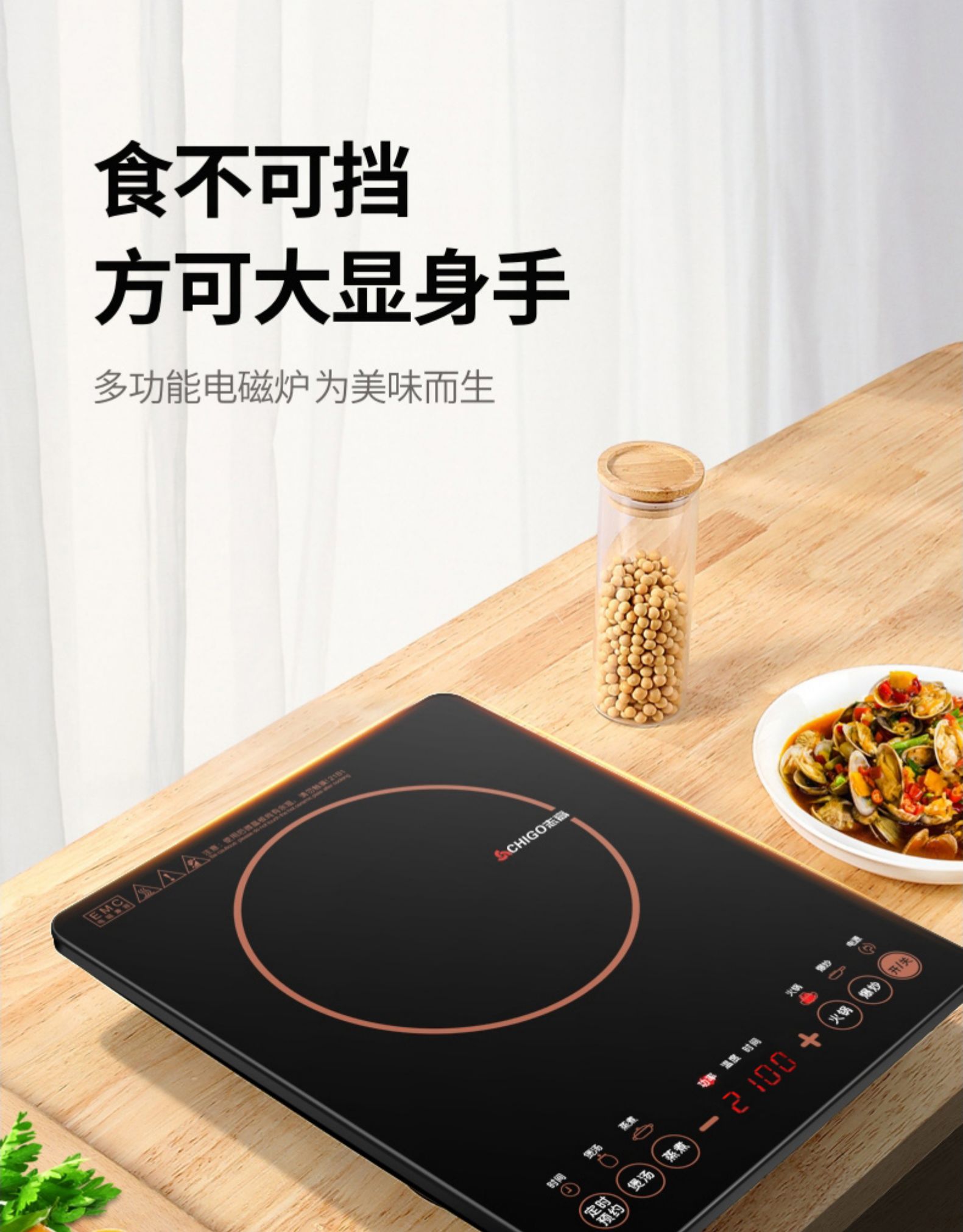 志高  多功能电磁炉2100W 图3