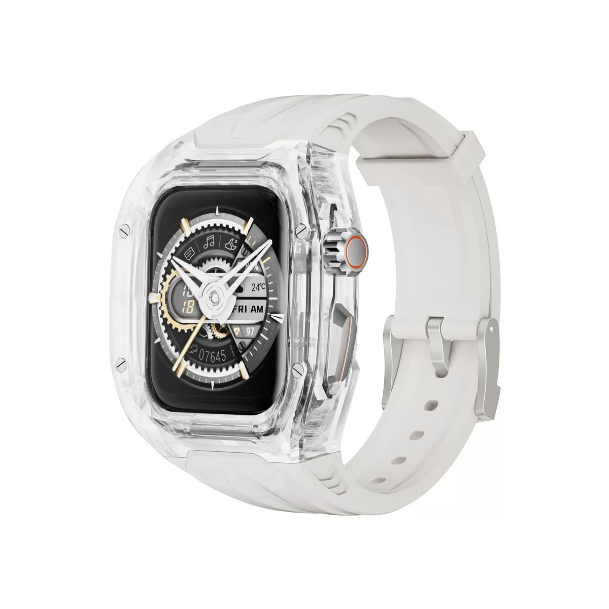 Применимый ремешок AppleWatch Apple Watch Apple Watch Ultra1/2 Edition iWATCH (iWatch Dai Lambo модифицирован прозрачный чехол S9 высокого уровня 49мм 49мм