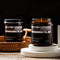 Aromatherapy series for melted wax lamps large brown cup soy wax scented candle home bedroom smokeless candle decoration