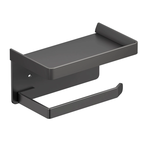 Стена ткани ванной комнаты -Углеродная стальная насосная коробка для ванной комнаты бесплатно ударить туалетную бумагу полки туалет