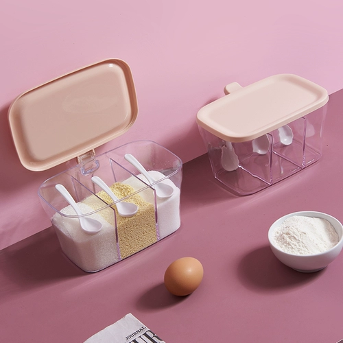 Приправа коробка интегрированный много -стильный набор домашних комбинаций соли моносакопов кухни приправы приправы приправы для хранения приправы приправы