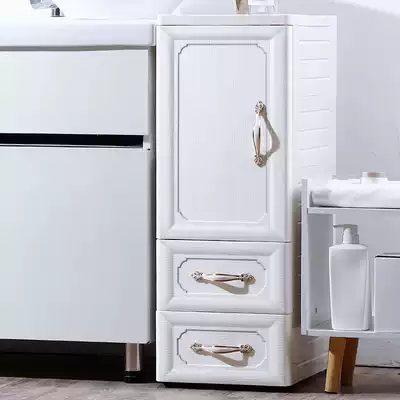 European-style open kitchen slit storage cabinet drawer-style dressing room storage locker for household multi-layer gap cabinet